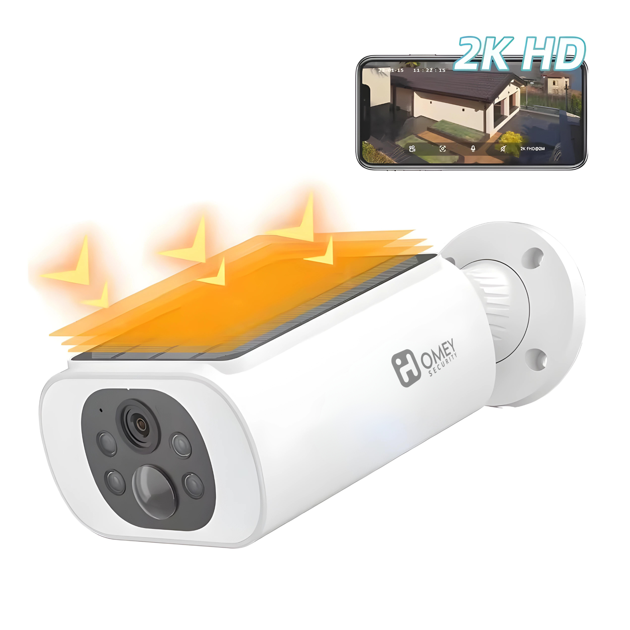 E33 Wifi solar camera video surveillance 