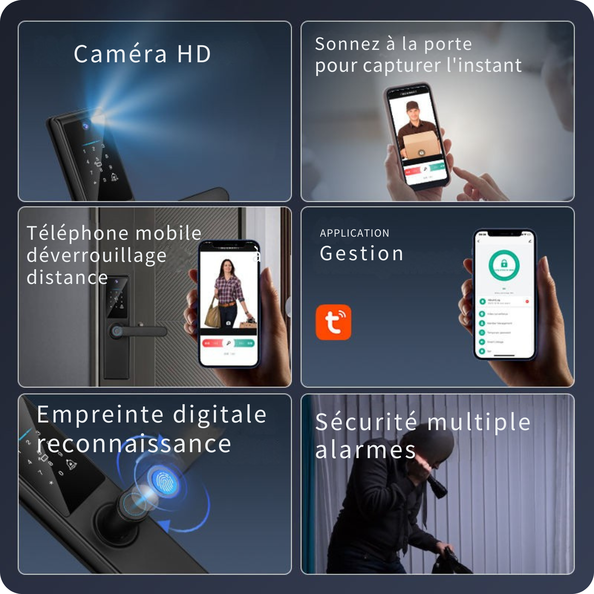 Serrure intelligente X7 Pro