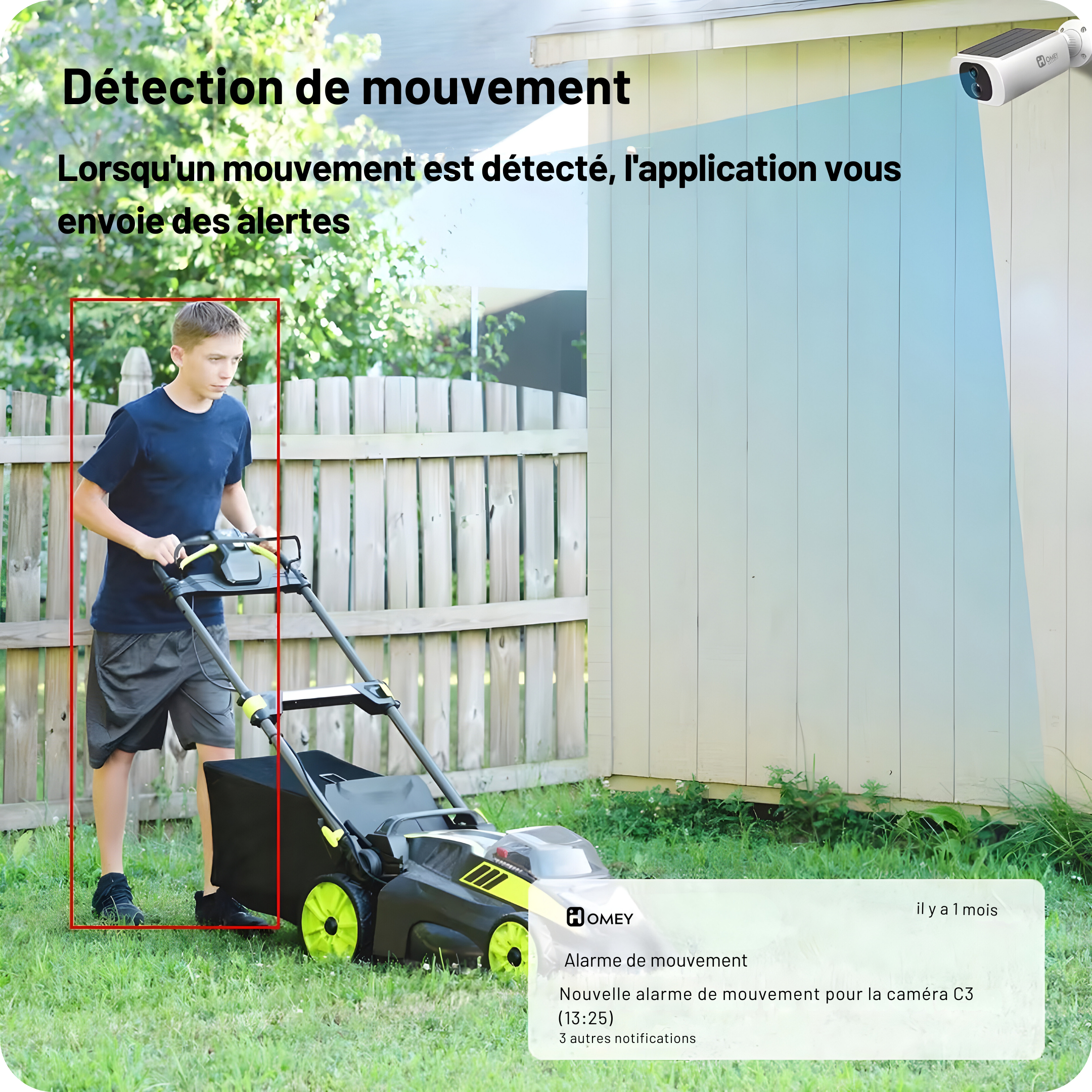 E33 Wifi solar camera video surveillance 